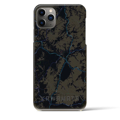 【川俣（福島県）】地図柄iPhoneケース（バックカバータイプ）