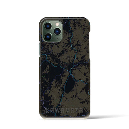 【川俣（福島県）】地図柄iPhoneケース（バックカバータイプ）