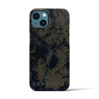 【川俣（福島県）】地図柄iPhoneケース（バックカバータイプ）