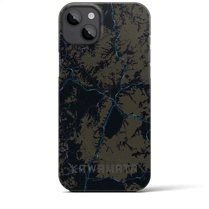 【川俣（福島県）】地図柄iPhoneケース（バックカバータイプ）