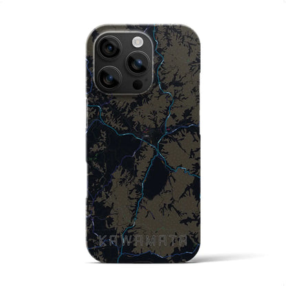 【川俣（福島県）】地図柄iPhoneケース（バックカバータイプ）