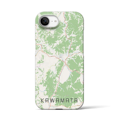 【川俣（福島県）】地図柄iPhoneケース（バックカバータイプ）