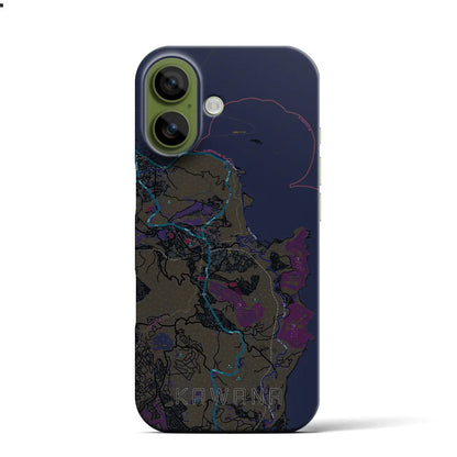 【川奈（静岡県）】地図柄iPhoneケース（バックカバータイプ）