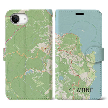 【川奈（静岡県）】地図柄iPhoneケース（手帳タイプ）