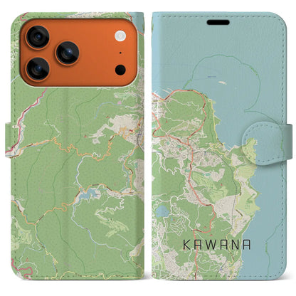 【川奈（静岡県）】地図柄iPhoneケース（手帳タイプ）