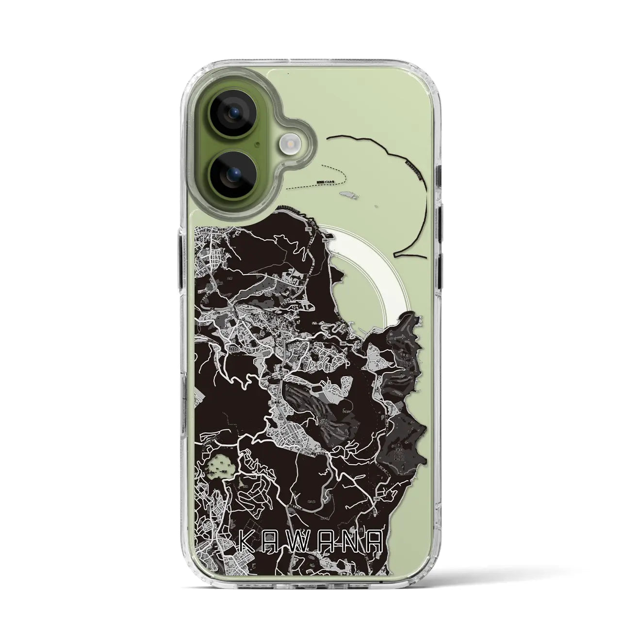 【川奈（静岡県）】地図柄iPhoneケース（MagSafeタイプ）