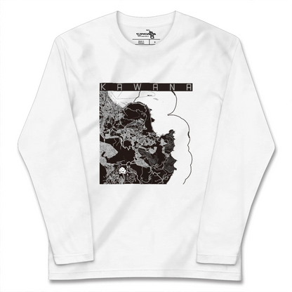 【川奈（静岡県）】地図柄ロングスリーブTシャツ