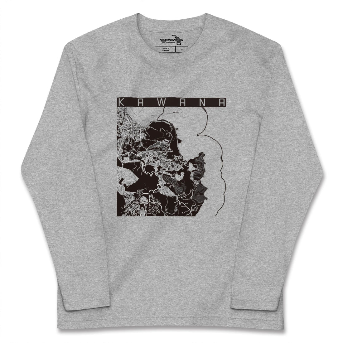 【川奈（静岡県）】地図柄ロングスリーブTシャツ