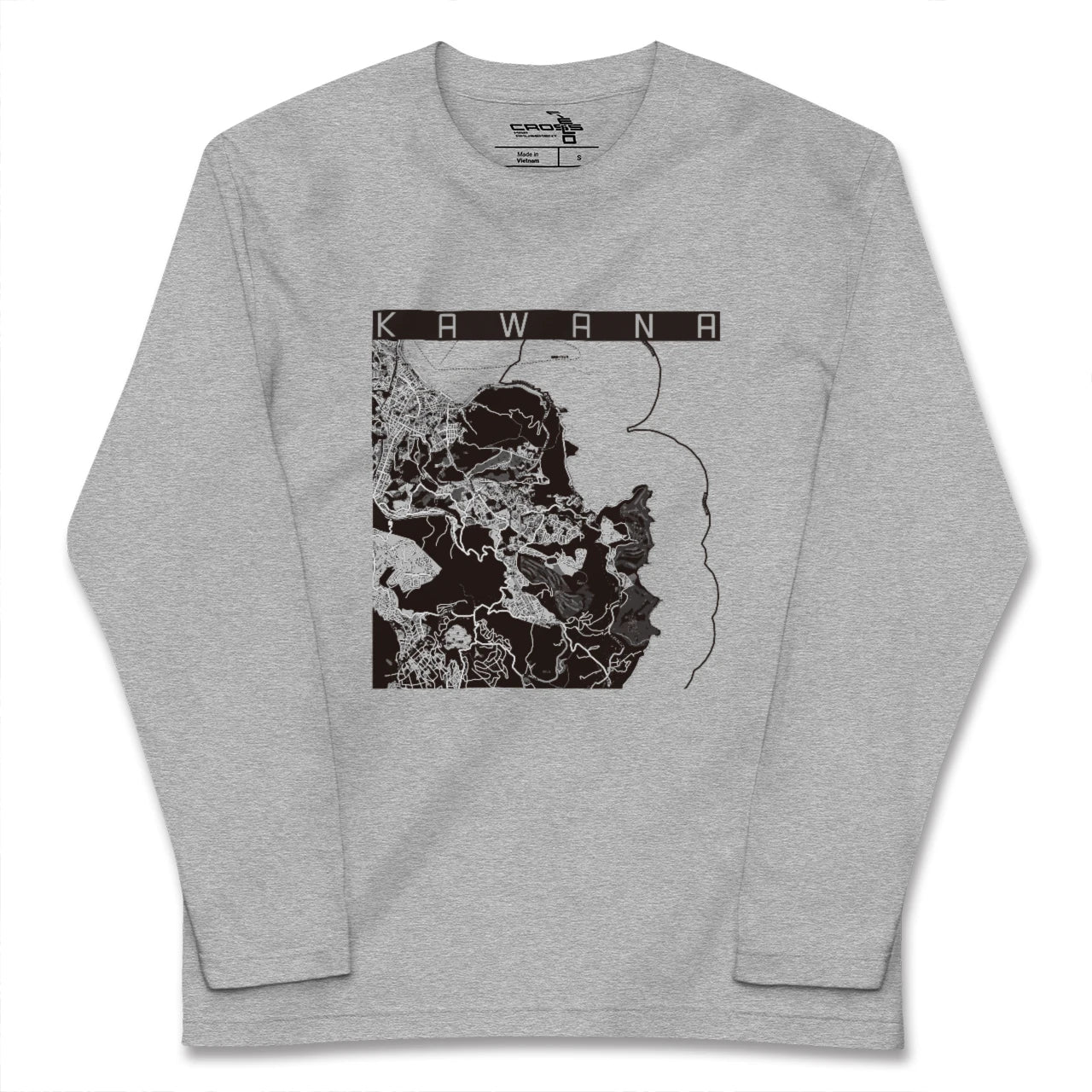 【川奈（静岡県）】地図柄ロングスリーブTシャツ