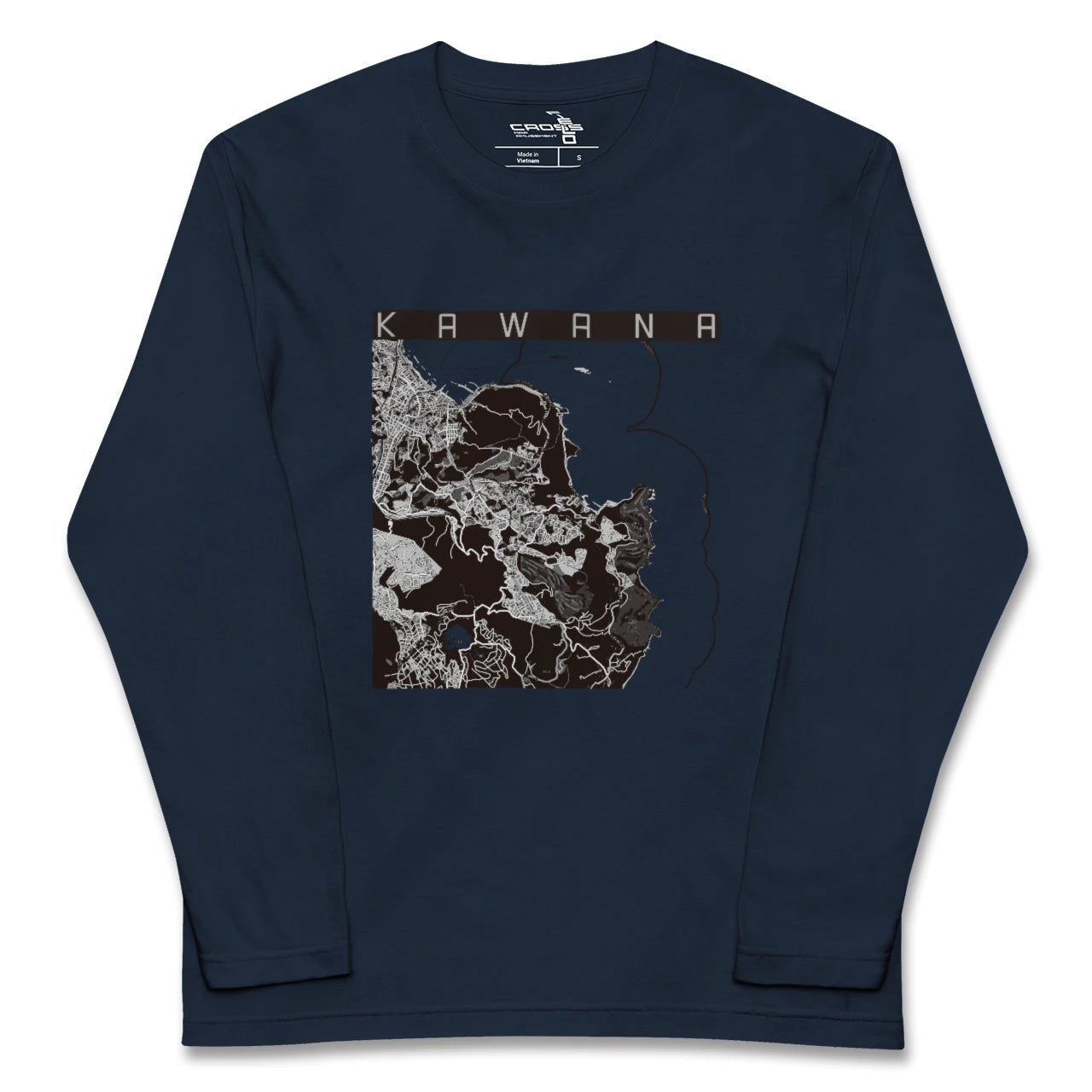 【川奈（静岡県）】地図柄ロングスリーブTシャツ