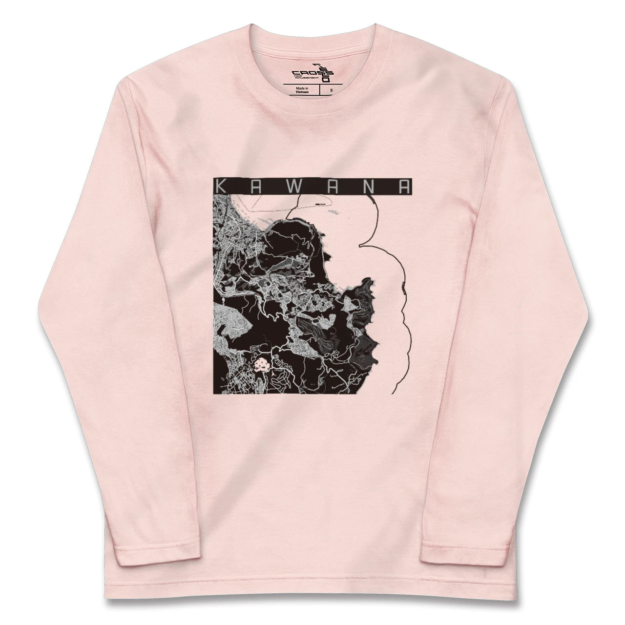 【川奈（静岡県）】地図柄ロングスリーブTシャツ