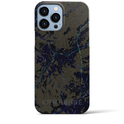 【川辺（鹿児島県）】地図柄iPhoneケース（バックカバータイプ）