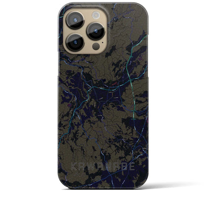 【川辺（鹿児島県）】地図柄iPhoneケース（バックカバータイプ）