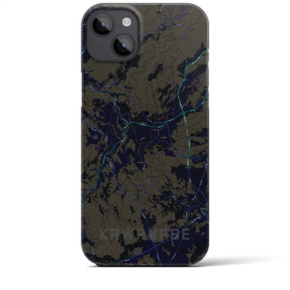 【川辺（鹿児島県）】地図柄iPhoneケース（バックカバータイプ）