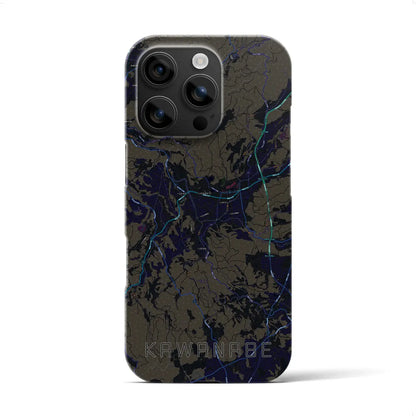 【川辺（鹿児島県）】地図柄iPhoneケース（バックカバータイプ）