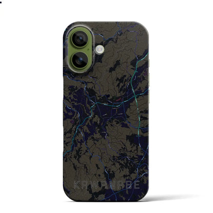 【川辺（鹿児島県）】地図柄iPhoneケース（バックカバータイプ）