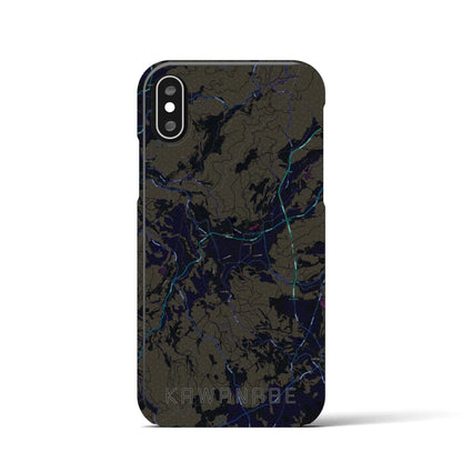 【川辺（鹿児島県）】地図柄iPhoneケース（バックカバータイプ）