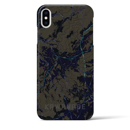 【川辺（鹿児島県）】地図柄iPhoneケース（バックカバータイプ）