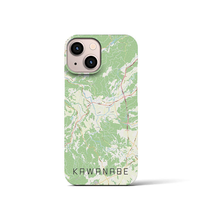 【川辺（鹿児島県）】地図柄iPhoneケース（バックカバータイプ）