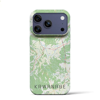 【川辺（鹿児島県）】地図柄iPhoneケース（バックカバータイプ）