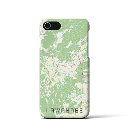 【川辺（鹿児島県）】地図柄iPhoneケース（バックカバータイプ）