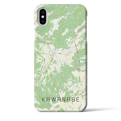 【川辺（鹿児島県）】地図柄iPhoneケース（バックカバータイプ）