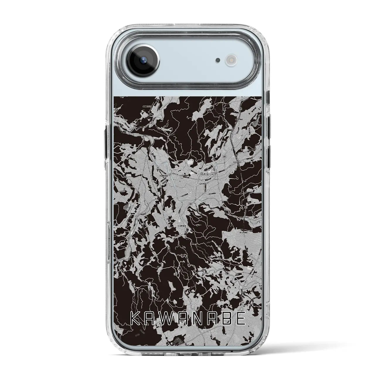 【川辺（鹿児島県）】地図柄iPhoneケース（MagSafeタイプ）