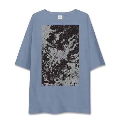 【川辺（鹿児島県）】地図柄ビッグシルエットTシャツ