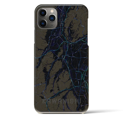 【川西（山形県）】地図柄iPhoneケース（バックカバータイプ）