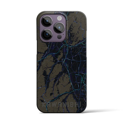 【川西（山形県）】地図柄iPhoneケース（バックカバータイプ）