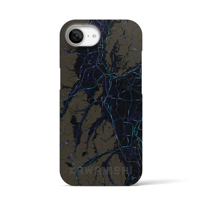 【川西（山形県）】地図柄iPhoneケース（バックカバータイプ）