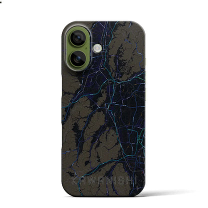 【川西（山形県）】地図柄iPhoneケース（バックカバータイプ）