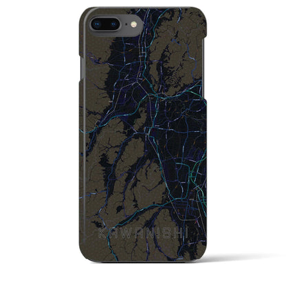 【川西（山形県）】地図柄iPhoneケース（バックカバータイプ）