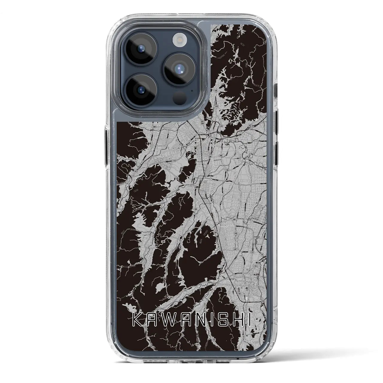 【川西（山形県）】地図柄iPhoneケース（MagSafeタイプ）