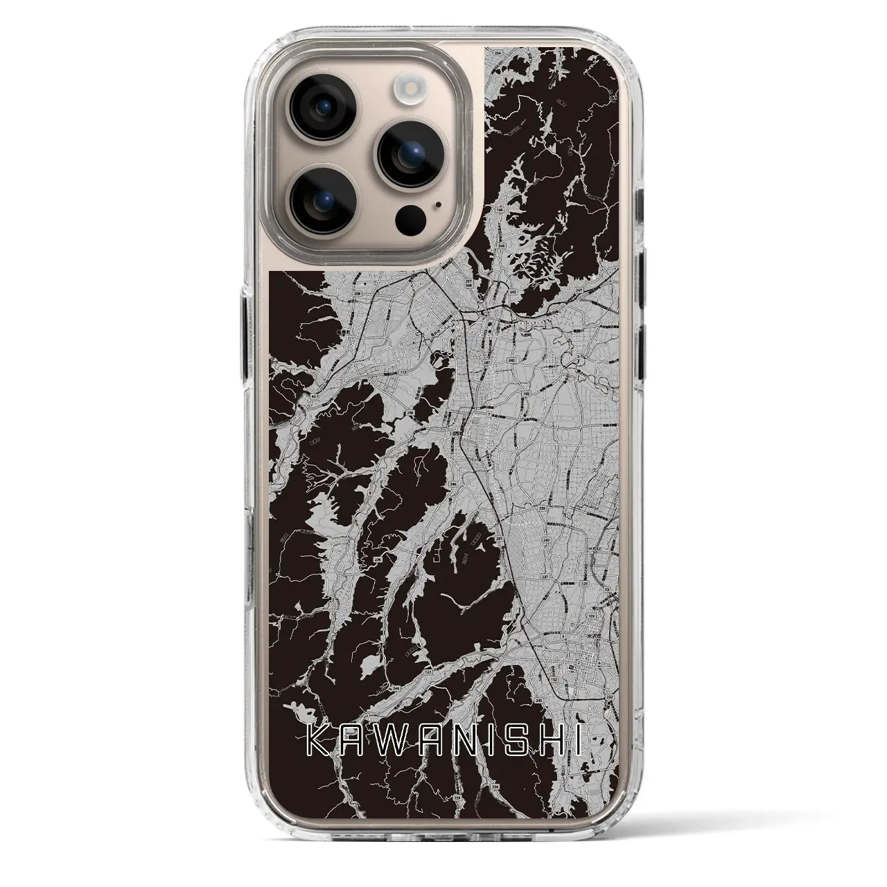 【川西（山形県）】地図柄iPhoneケース（MagSafeタイプ）