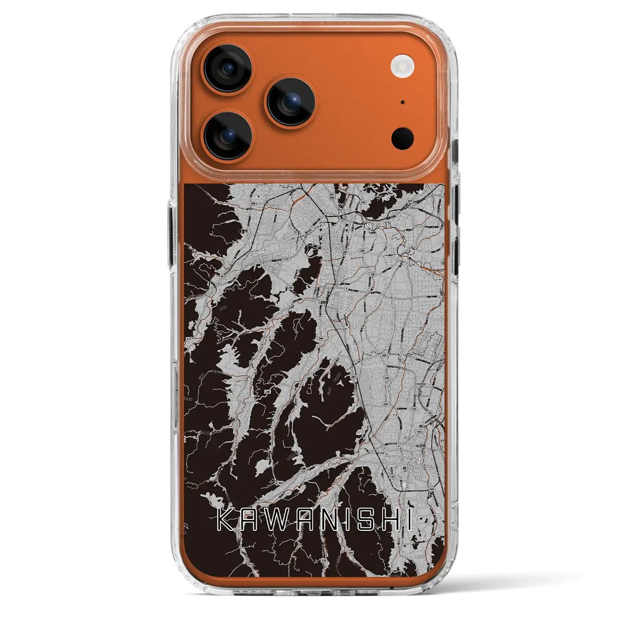 【川西（山形県）】地図柄iPhoneケース（MagSafeタイプ）