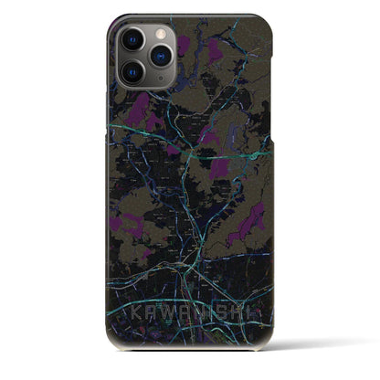 【川西（兵庫県）】地図柄iPhoneケース（バックカバータイプ）