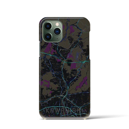 【川西（兵庫県）】地図柄iPhoneケース（バックカバータイプ）