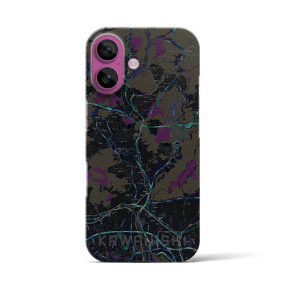 【川西（兵庫県）】地図柄iPhoneケース（バックカバータイプ）