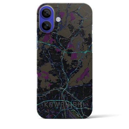 【川西（兵庫県）】地図柄iPhoneケース（バックカバータイプ）