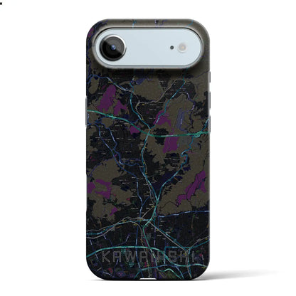 【川西（兵庫県）】地図柄iPhoneケース（バックカバータイプ）