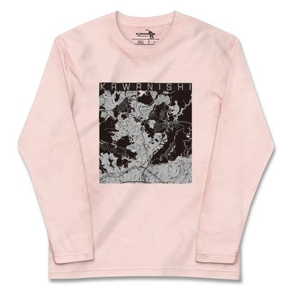 【川西（兵庫県）】地図柄ロングスリーブTシャツ