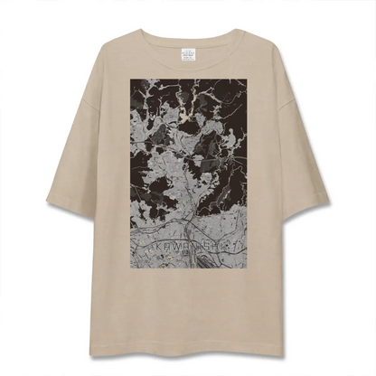 【川西（兵庫県）】地図柄ビッグシルエットTシャツ