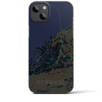 【川之江（愛媛県）】地図柄iPhoneケース（バックカバータイプ）