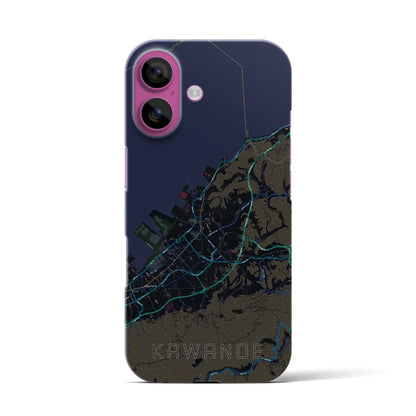 【川之江（愛媛県）】地図柄iPhoneケース（バックカバータイプ）