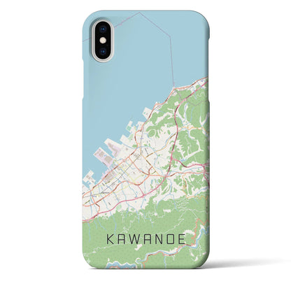 【川之江（愛媛県）】地図柄iPhoneケース（バックカバータイプ）