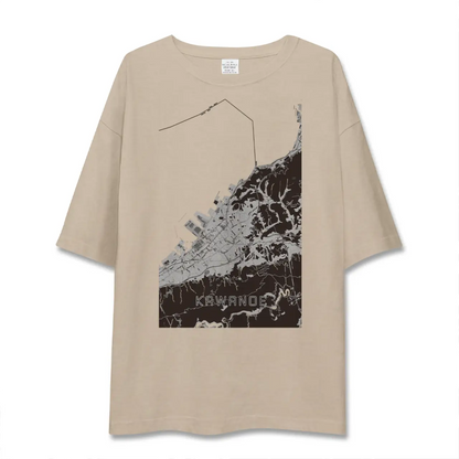 【川之江（愛媛県）】地図柄ビッグシルエットTシャツ