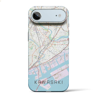 【川崎（神奈川県）】地図柄iPhoneケース（バックカバータイプ）