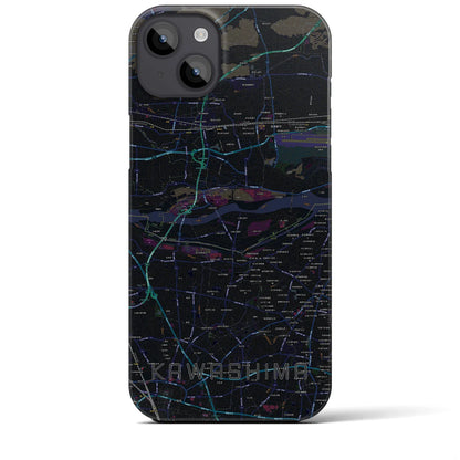 【川島（岐阜県）】地図柄iPhoneケース（バックカバータイプ）