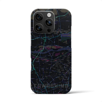 【川島（岐阜県）】地図柄iPhoneケース（バックカバータイプ）